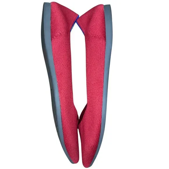 Rothy's The Point Flat in Chili Red Size: W11 - Picture 4 of 7